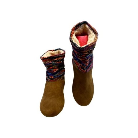 Bear Paw Shoes - Bear Paw Tan Pull On Ankle Boots